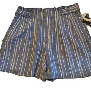 NWT Definitions by D. Jeans  Blue Stripe Shorts S